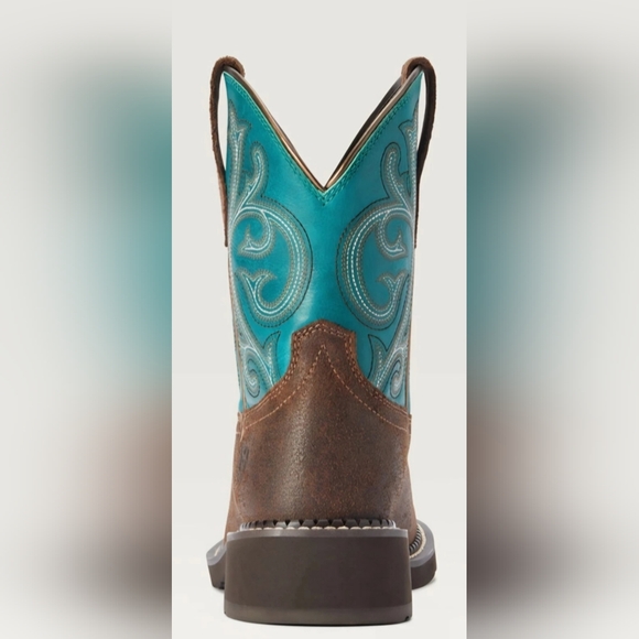 Ariat Fatbaby Heritage Western Boot Size 7, No Box, NWT, Hickory/Shamrock - Picture 3 of 3